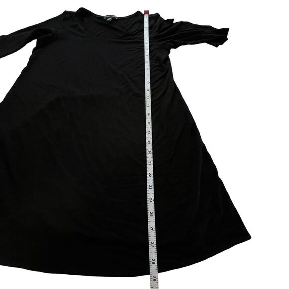 Eileen Fisher Black Jersey Scoop Neck Top size S/P - Picture 6 of 9